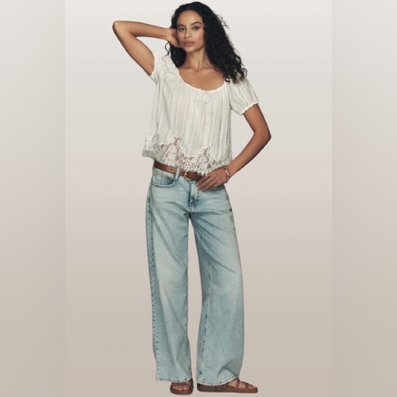 Anthropologie Denim - Anthropologie Pilcro Light Blue Wide-Leg Jeans